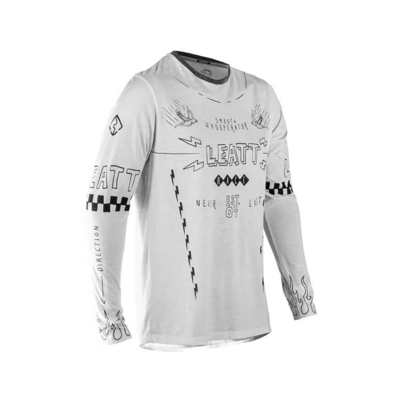 MTB Gravity 3.0 Long Sleeve Jersey cream white