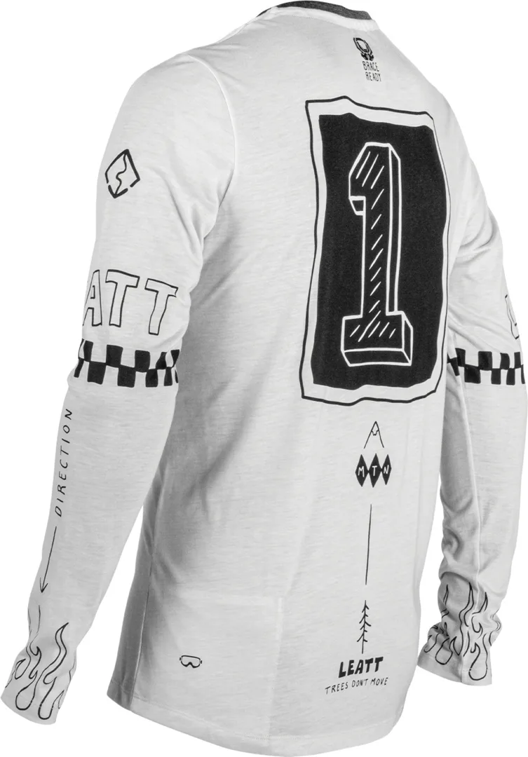 MTB Gravity 3.0 Long Sleeve Jersey cream white