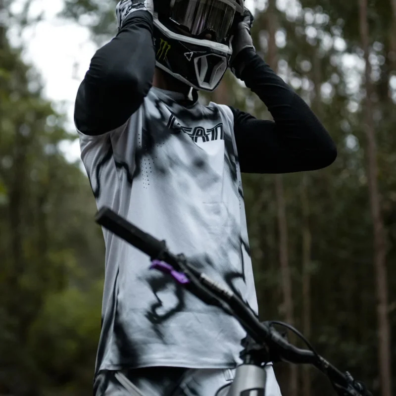 MTB Gravity 8.0 Jersey heatmap white
