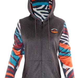 Premium Women Zip-Hoodie stripes