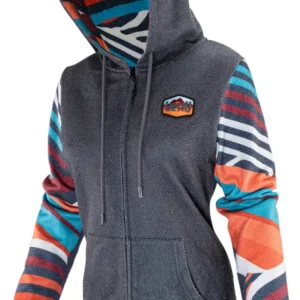 Premium Women Zip-Hoodie stripes