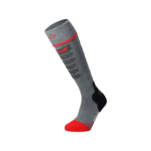 Lenz heat sock 5 0 toe cap slim fit paar black grey 1