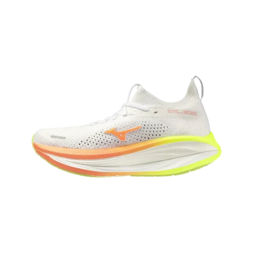 Mizuno mizuno neo vista 3 road running neutral white flamingo coral lime pulp 1