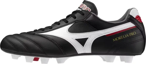 mizuno-morelia-ii-pro-fg-football-black-white-chinese-red-1 MORELIA II PRO FG Football