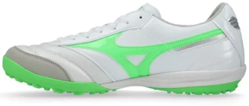 mizuno-morelia-sala-elite-tf-futsal-white-neon-green-galaxy-silver-1 MORELIA SALA ELITE TF Futsal