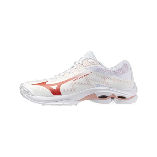 Mizuno wave lightning pro volleyball white rose elegance lava falls 1