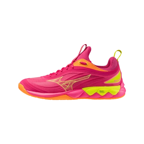 Mizuno wave luminous 3 volleyball pink tetra fortune yellow light orange 1