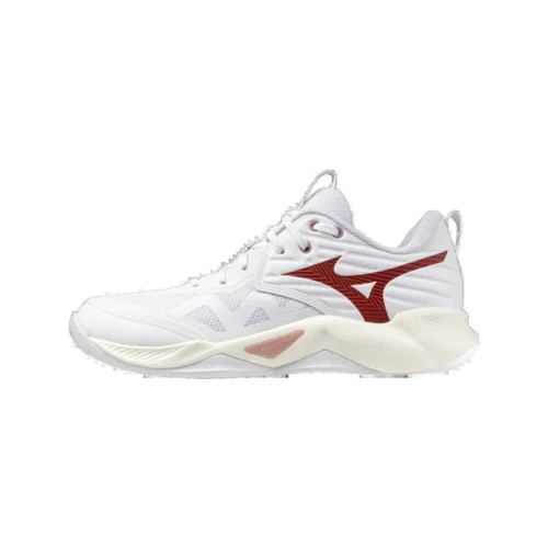 Mizuno wave momentum pro volleyball white rose elegance lava falls 1
