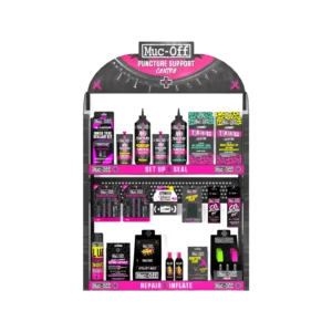 Puncture Support Centre Slat Wall Display