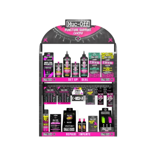 Puncture Support Centre Slat Wall Display