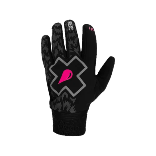 Winter Rider Gloves black/grey bolt