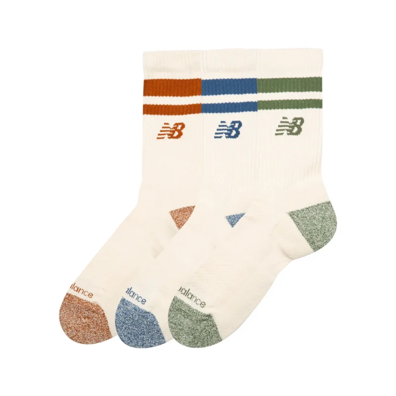 new-balance-active-lifestyle-striped-crew-socks-3-pack-assorted-3-colors-2 Active Lifestyle Striped Crew Socks 3 Pack