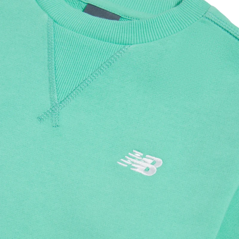B New Balance French Terry Small Logo Crew