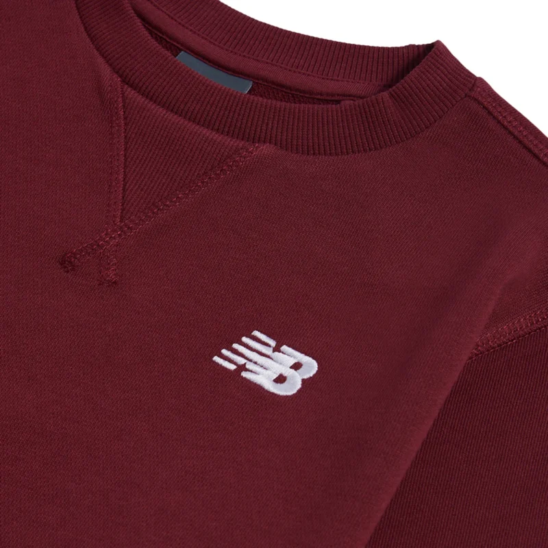 B New Balance French Terry Small Logo Crew