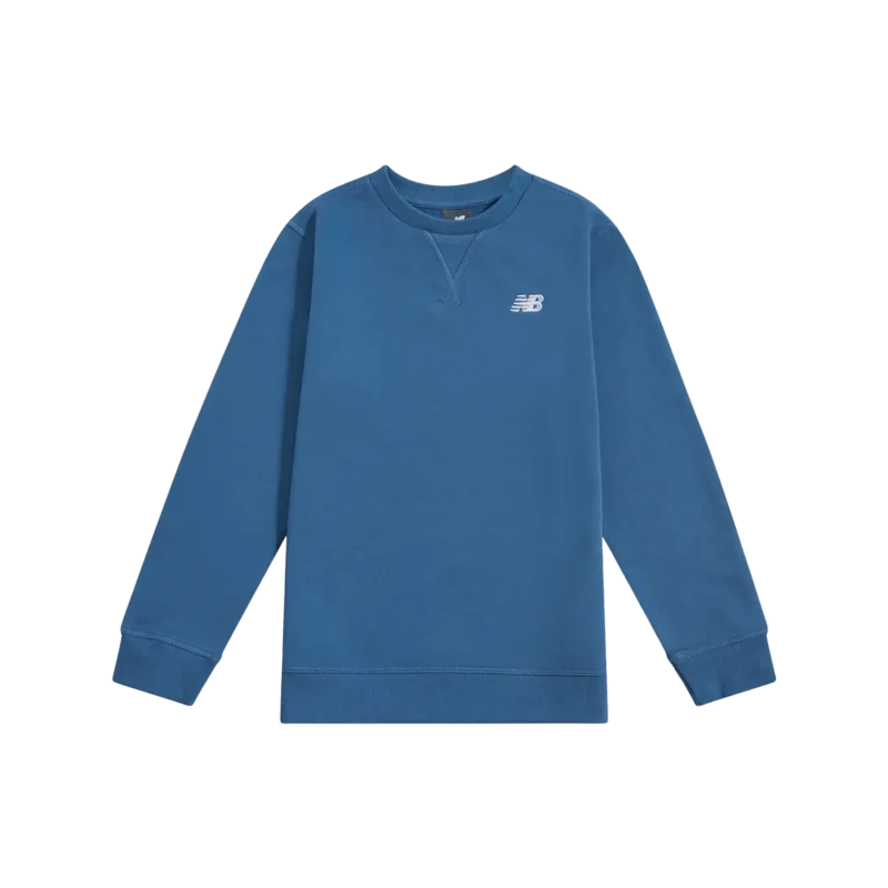 B New Balance French Terry Small Logo Crew