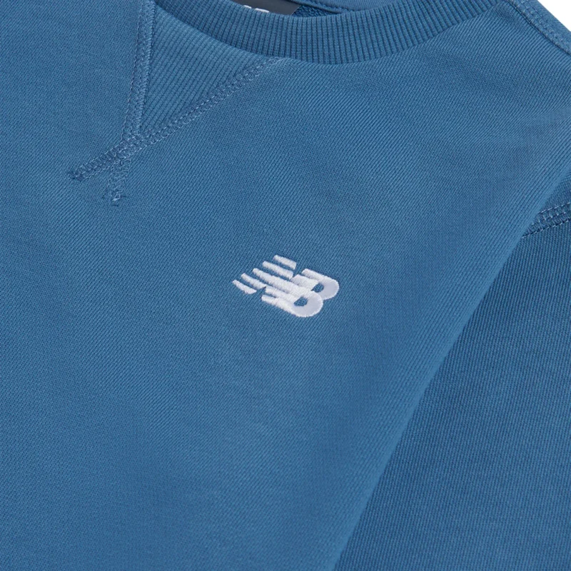 B New Balance French Terry Small Logo Crew