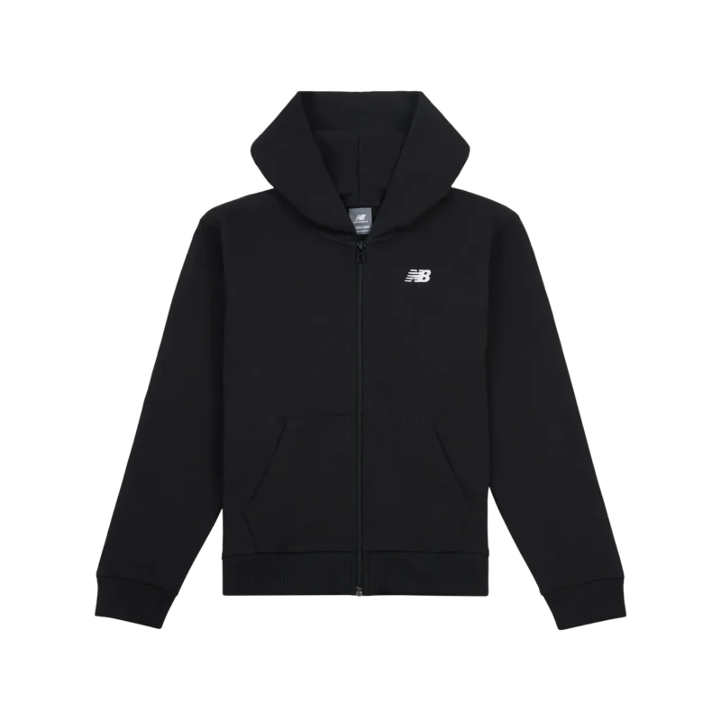 B New Balance French Terry Small Logo FZ Hoodie