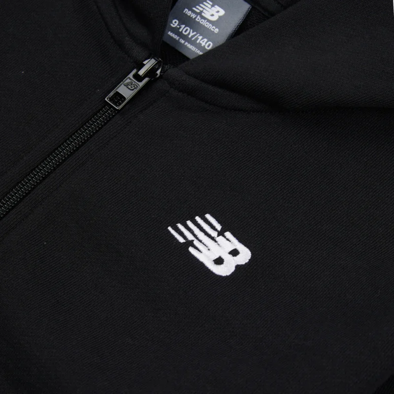 B New Balance French Terry Small Logo FZ Hoodie