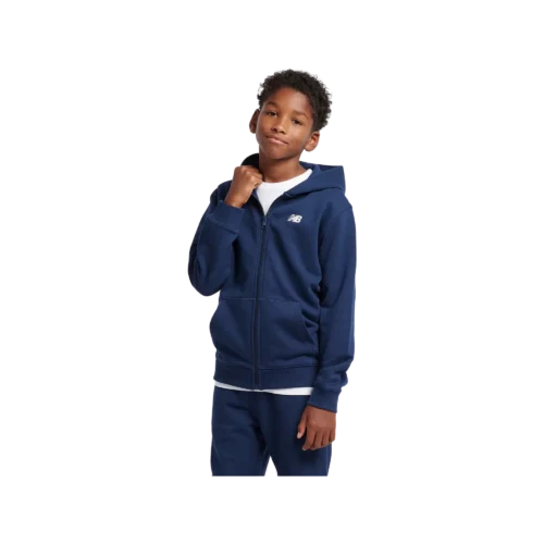 B New Balance French Terry Small Logo FZ Hoodie