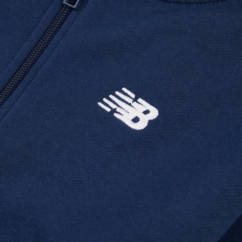 B New Balance French Terry Small Logo FZ Hoodie