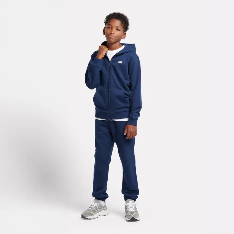 B New Balance French Terry Small Logo FZ Hoodie