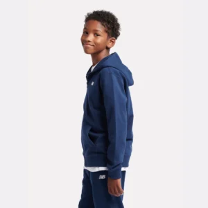 B New Balance French Terry Small Logo FZ Hoodie