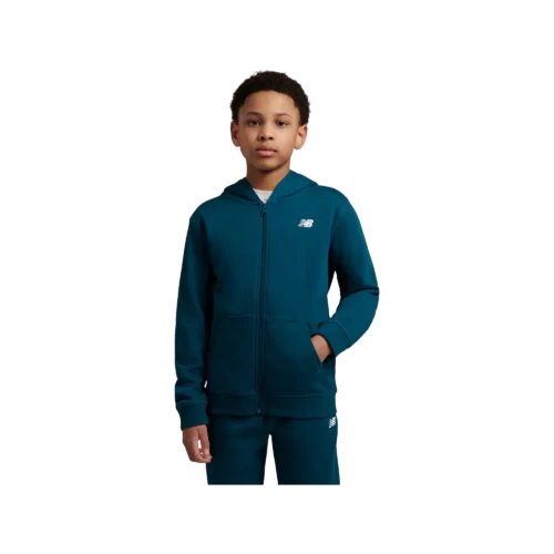 B New Balance French Terry Small Logo FZ Hoodie