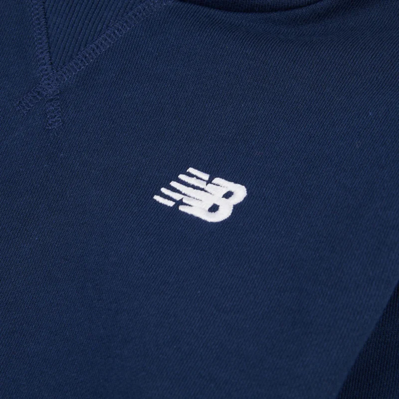 B New Balance French Terry Small Logo Hoodie
