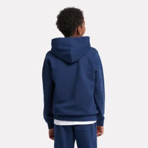 B New Balance French Terry Small Logo Hoodie