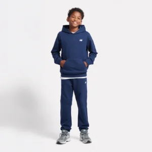 B New Balance French Terry Small Logo Hoodie