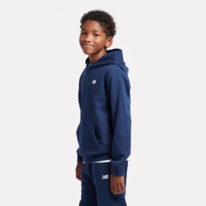 B New Balance French Terry Small Logo Hoodie