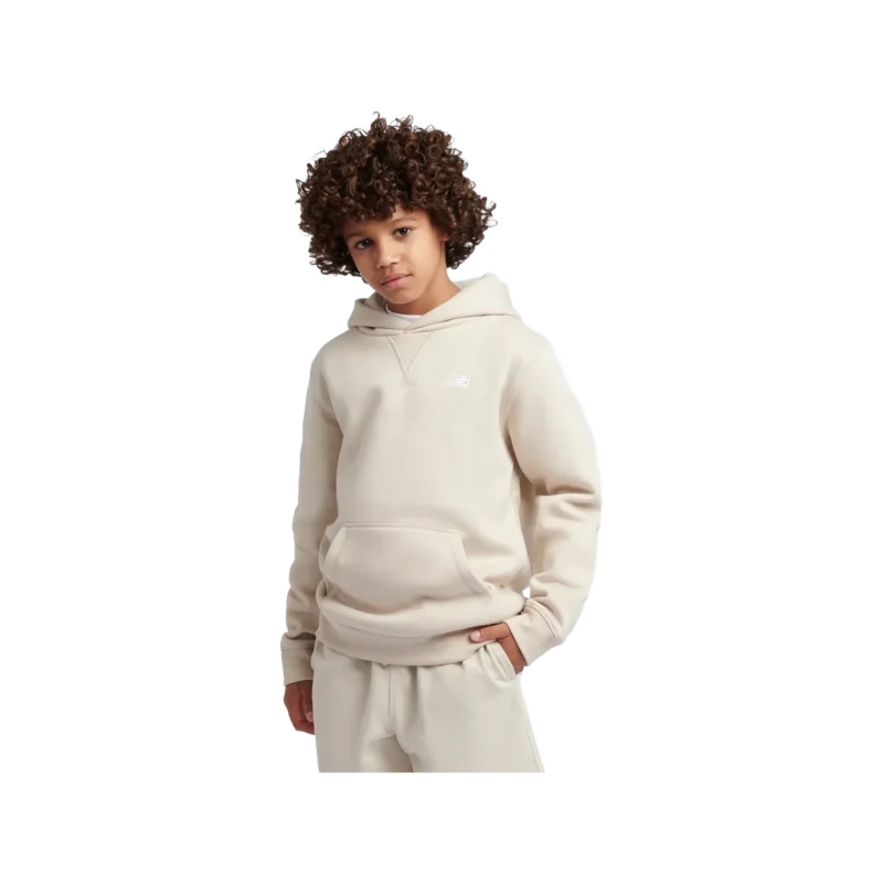 B New Balance French Terry Small Logo Hoodie