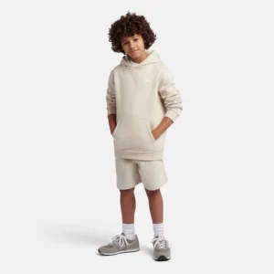 B New Balance French Terry Small Logo Hoodie