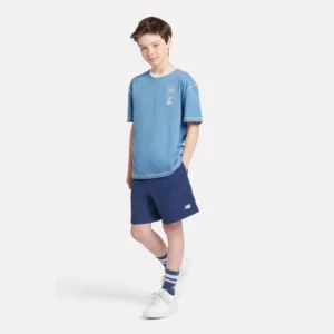 B New Balance French Terry Small Logo Short