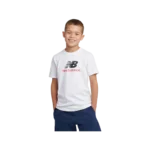 B New Balance Jersey Stacked Logo Tee