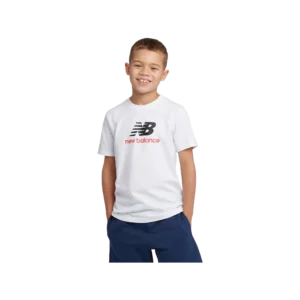 B New Balance Jersey Stacked Logo Tee