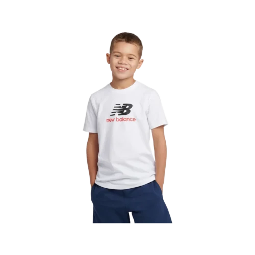 B New Balance Jersey Stacked Logo Tee