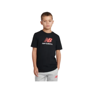 B New Balance Jersey Stacked Logo Tee