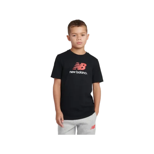 B New Balance Jersey Stacked Logo Tee