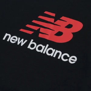 B New Balance Jersey Stacked Logo Tee
