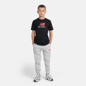 B New Balance Jersey Stacked Logo Tee