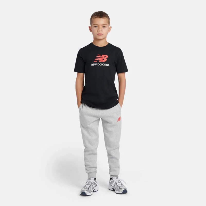 B New Balance Jersey Stacked Logo Tee