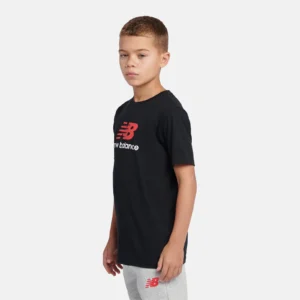 B New Balance Jersey Stacked Logo Tee