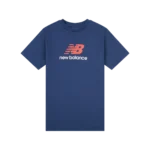 B New Balance Jersey Stacked Logo Tee