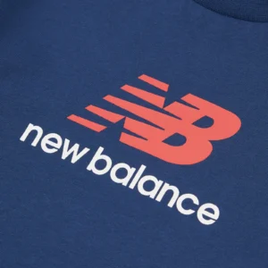 B New Balance Jersey Stacked Logo Tee