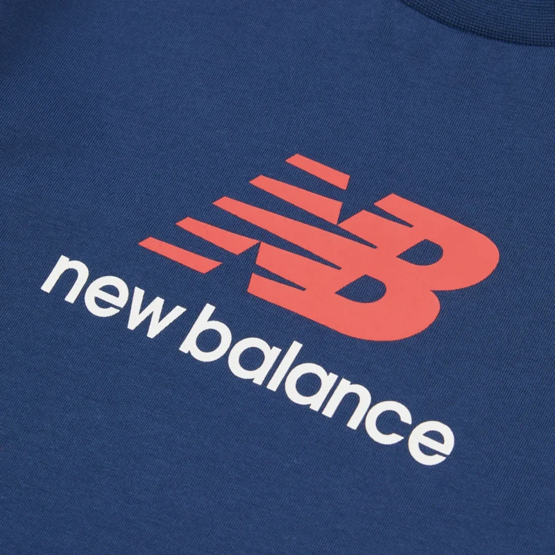 B New Balance Jersey Stacked Logo Tee