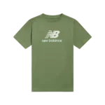 B New Balance Jersey Stacked Logo Tee