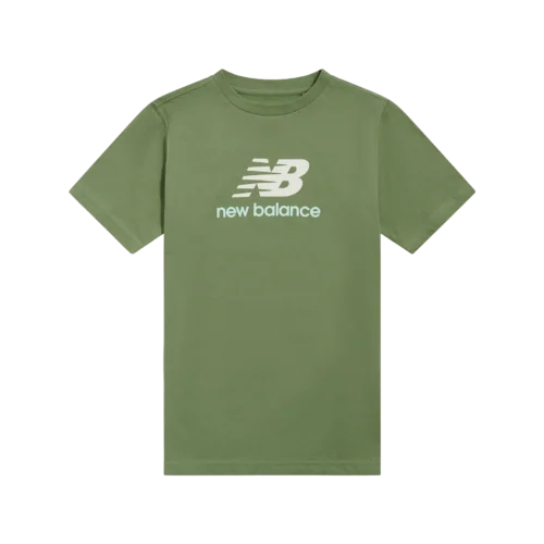 B New Balance Jersey Stacked Logo Tee