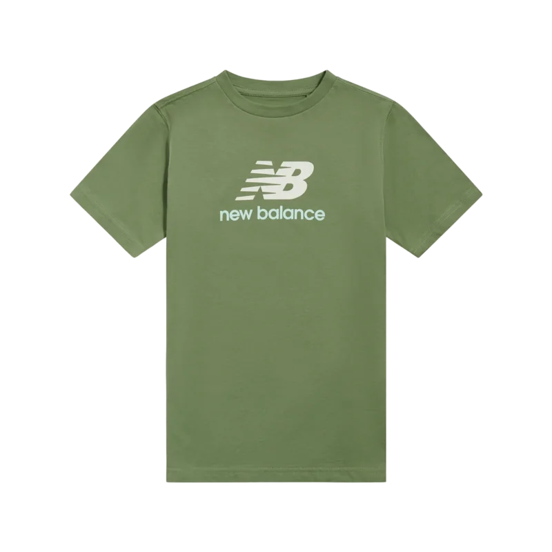 B New Balance Jersey Stacked Logo Tee
