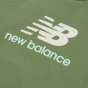 B New Balance Jersey Stacked Logo Tee